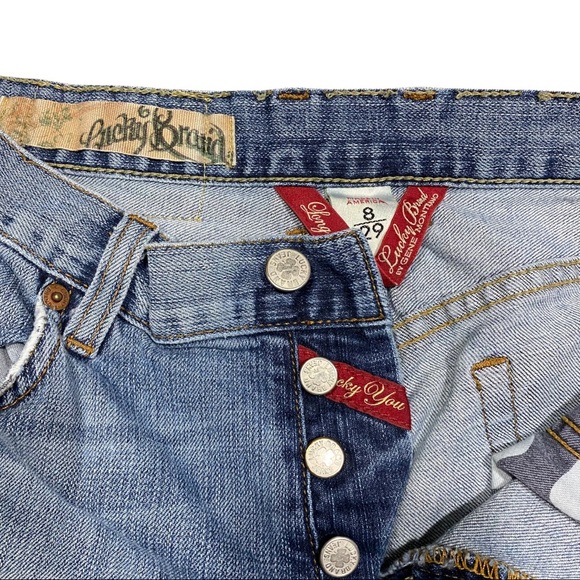 Lucky Brand Women's Jeans Size8/29 Light Wash Style#8P10010 Button Up - Picture 6 of 8